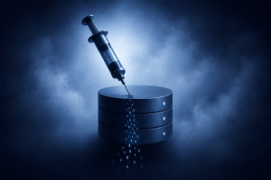 Cover image for Velstadt's article on a critical MS SQL injection finding that escalated to remote code execution in a production CRM